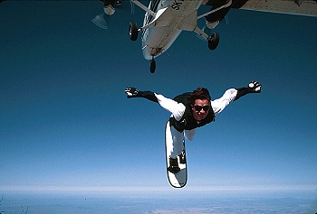 Rob Harris Skysurfing